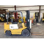 Yale 4000-LB. Capacity Forklift, Model GLP040AB, S/N YA61481, Gasoline, Pneumatic Tires, Lever Shift