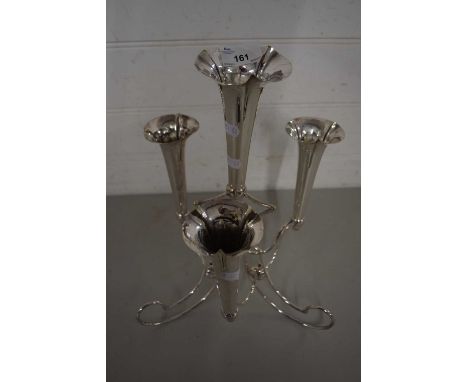 Silver plated epergne vase