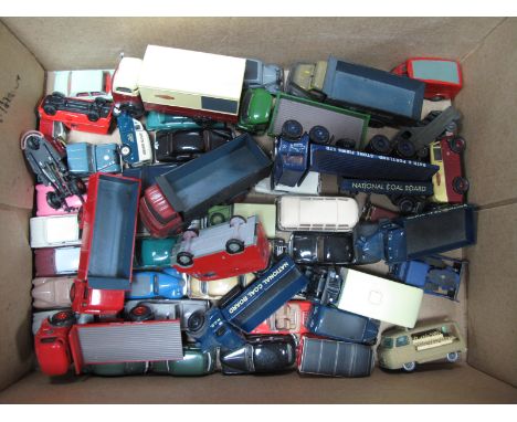 A Quantity of 1:76th Scale and Similar Diecast and Plastic Lineside Model Vehicles, by Base Toys, Oxford, Classix and other, 