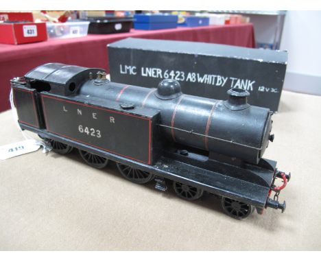 An "O" Gauge/7mm 4-6-0 Three Rail Electric Leeds Model Company Based Standard Tank, signs of sympathetic restoration, repaint