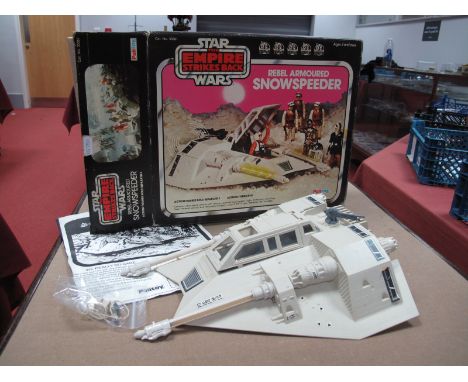 A Boxed Original Star Wars Trilogy, The Empire Strikes Back Rebel Armoured Snowspreeder Vehicle, by Kenner, presented within 