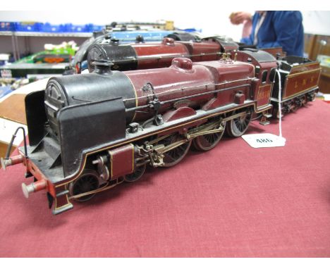 An "O" Gauge/7mm 4-6-0 Locomotive "Bradshaw", finished in LMS maroon, Running No 5518, two rail electric kit based, with six 