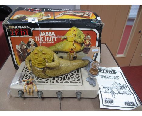 A Boxed Original Star Wars Trilogy, Return of The Jedi, Jabba The Hutt Action Playset, by Kenner (circa 1983), missing detach