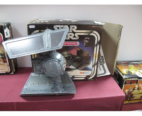 An Original Star Wars (Circa 1977) Plastic Darth Vader Tie Fighter Model IS Branded Kenner, within a Palitoy branded box, ins