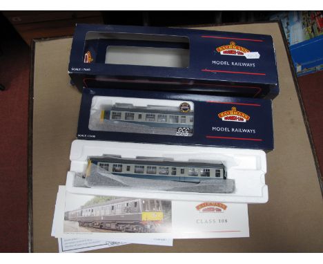 Bachmann "OO" Gauge/4mm Ref 32-902 Class 108 Two Car, D.M.U BR blue/grey DCC ready, appear unused  in excellent boxes.