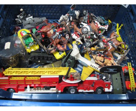 A Quantity of Diecast Vehicles by Dinky, Corgi, Matchbox and Others, including a Mattel 'Rumbler'. Plus six Del Prado Napoleo