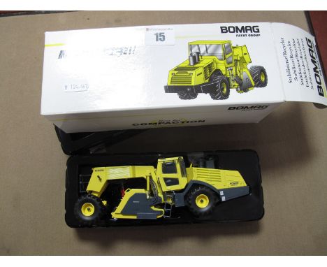 A Bomag 1:50th Scale Diecast Model #WM9976 MPH 125 Stabiliser Plant Machinery Vehicle, boxed.