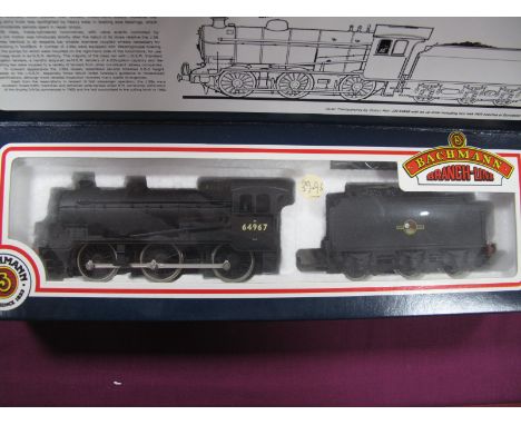 Bachmann "OO" Gauge/4mm Ref 31-852 Gresley J39 Class 0-6-0 Steam Locomotive, and six  wheel tender, BR black, R/No 64967, lat