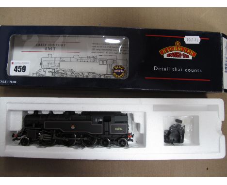Bachmann "OO" Guage/4mm Ref 32-352 Std Class 4MT Steam Tank Locomotive, 2-6-4 BR black R/No 80032 no motor fitted, for spares