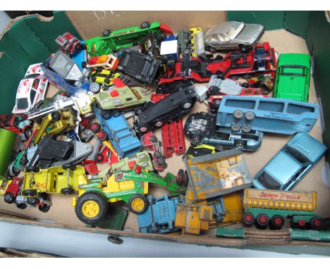 A Quantity of Diecast and Plastic Model Vehicles, by Dinky, Matchbox, Siku, Corgi and other including Matchbox K-2002 Flight 