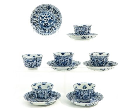 Floral decor, saucers are 13 cm. in diameter, in diverse conditions.