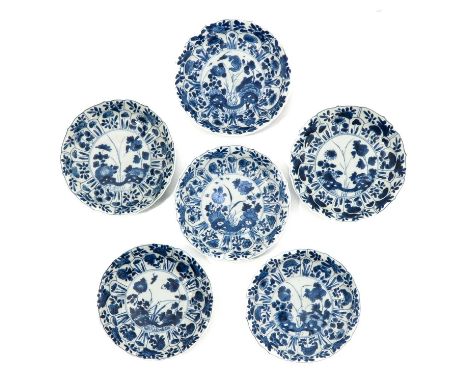 Kangxi Jade mark, 14 cm. in diameter, chip and hairline. 
