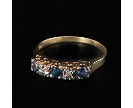 Set with diamonds ring size 17.