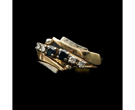 Set with 4 diamonds ring size 17.