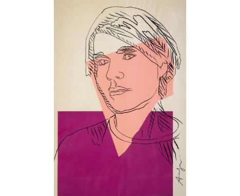 Andy Warhol (1928-1987), Self-portrait, 1978 serigrafia su carta bianca, cm.105.4x74.9) firmata in basso a destra e non numer