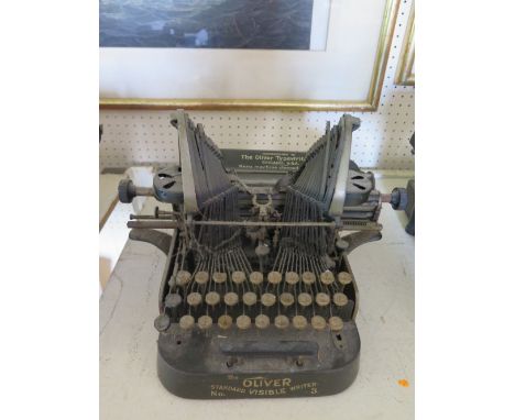 An Oliver No.3 Typewriter, c. 1905
