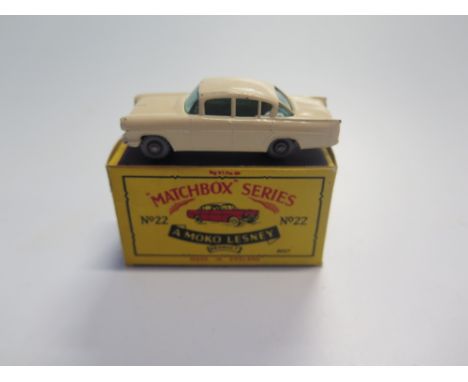 RARE Matchbox MB 22b Vauxhall Cresta GPW and Windows, boxed _near mint but tow hitch has snapped off, box near mint