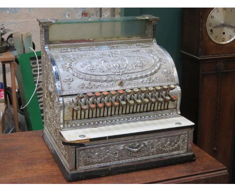 VINTAGE NATIONAL CASH REGISTER SHOP TILL, FOR RESTORATION 