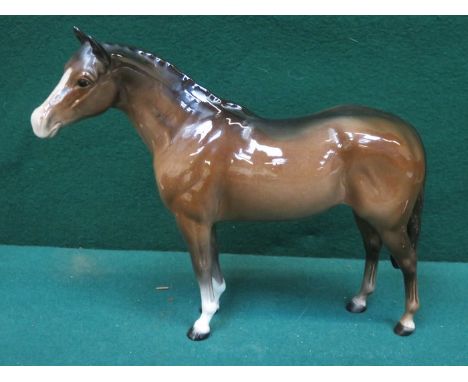 BESWICK GLAZED CERAMIC HORSE 