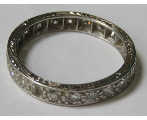 PLATINUM DIAMOND SET ETERNITY RING