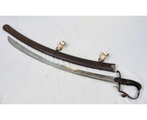 An Incredible, Rare, Battle of Waterloo Light Cavalry Curved Sword (1796). From the Collection of Sergeant Major Cottons - As