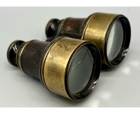 WW1 British Officers Private purchase 'Army &amp; Navy' Binoculars. These are the deluxe model with pull out shades.