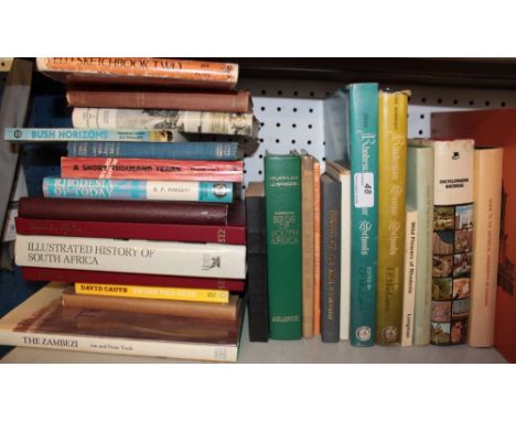 Various South Africa and Rhodesia volumes including Birds of South Africa; Salisbury's Changing Skyline; Guide to the Histori