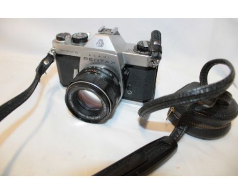 A Pentax Asahi Spotmatic SP2 camera