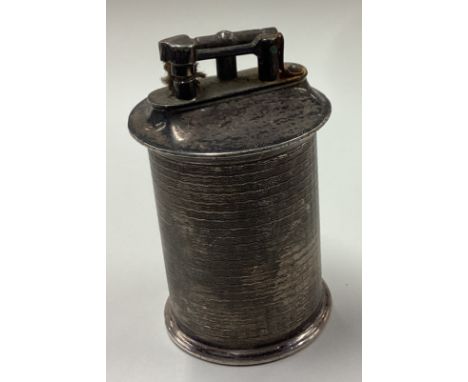 A large silver lighter. Birmingham 1901. Approx. 129 grams. Est. £150 - £200.