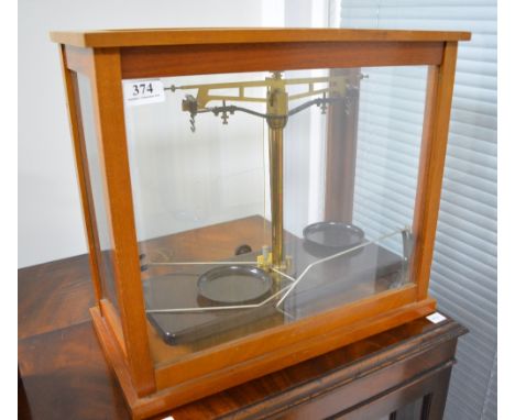 Griffin & George Ltd cased scientific weighing scales