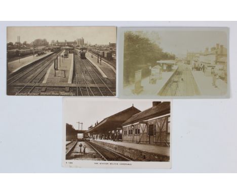 Stations, interiors of Southall, Melton Constable & Faversham    (3)