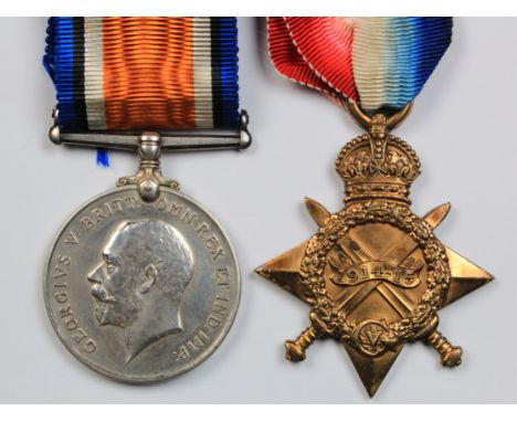 1915 Star and BWM to 320396 Pte G Unwin Suffolk Yeomanry K in A, 8-12-1917 buried Jerusalem War cemetery  