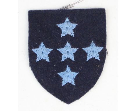 Badge: Southern Command - Army Air Corps WW2 Rare Embroidered Formation Sign Badge.