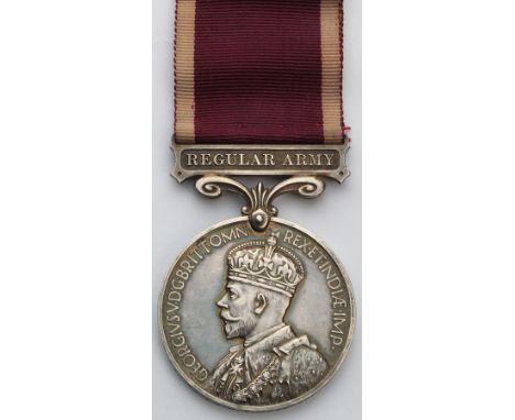 Regular Army LSGC Medal GV named 5763663 Sjt G R Rushbrook R.Norf R.   GVF