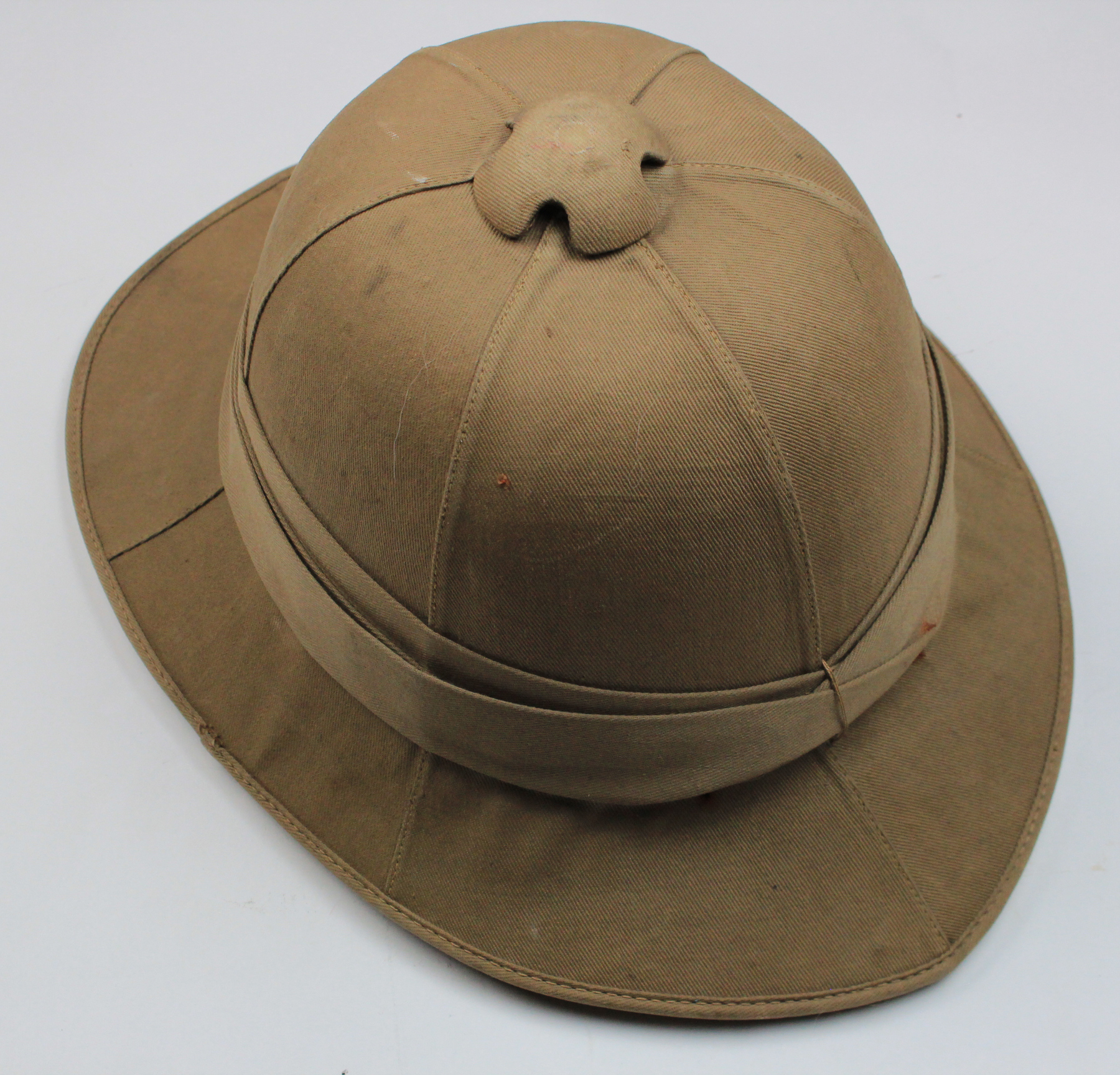 WW2 or earlier British Army pith helmet