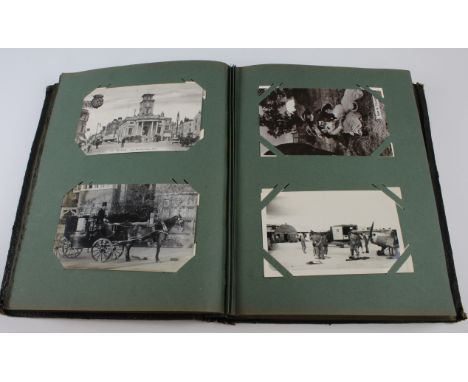Vintage original album, Military, Comic, Topographical, etc worth a look    (approx 198 cards)