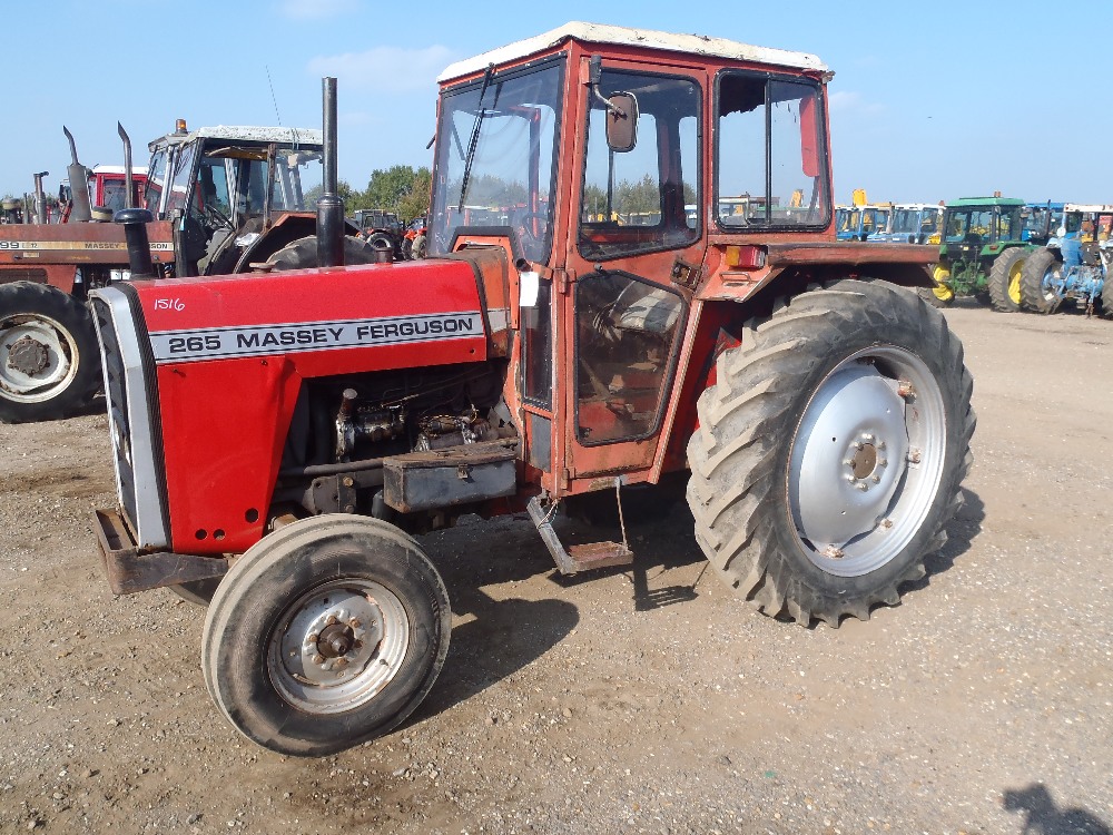 Massey Ferguson 265 2wd Tractor with Duncan Cab