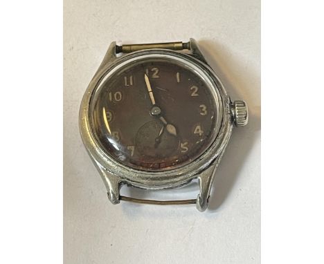 A VIETNAM WAR BULOVA MILITARY ISSUE WRIST WATCH REFERENCE 144387 SEEN WORKING BUT NO WARRANTY 