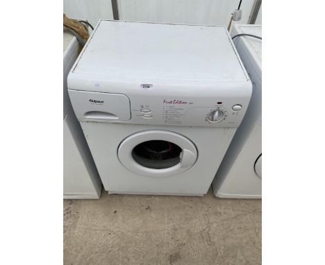 A WHITE HOTPOINT FIRST EDITION 1000 WASHING MACHINE 