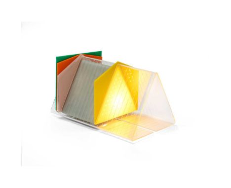 Ugo La Pietra (Italian b.1938-) for Zama Elettronica, Italy 'Senza Titolo' Table Lamp, designed acrylic, painted metal and ch