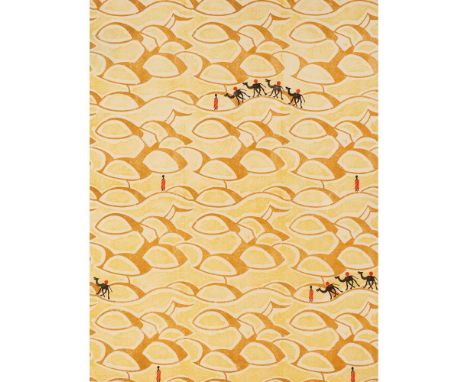 § Edward Bawden C.B.E. R.A. (British 1903-1989) 'Sahara' Wallpaper, designed 1928 lithograph after linocut, printed by the Cu