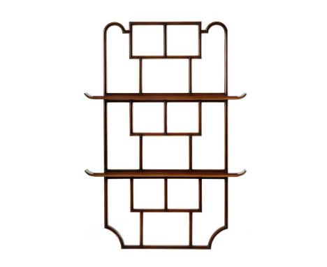 Paolo Buffa (Italian 1903-1970) Rare Wall Mounted Lattice Shelf, designed 1930 manufactured by Paolo Lietti & Figli, Cantù, w