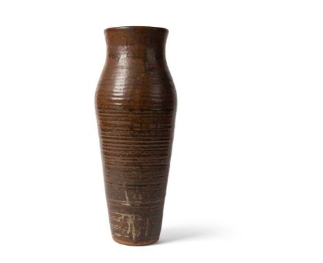 § William Staite Murray (British 1881-1962) Vase dripped glaze, impressed artist's seal(40.5cm high (16in high))