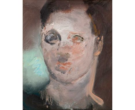 § Maurice Cockrill R.A., F.B.A. (British 1936-2013) Portrait, 1989 oil on canvas(30cm x 25cm (11.8in x 9.8in))