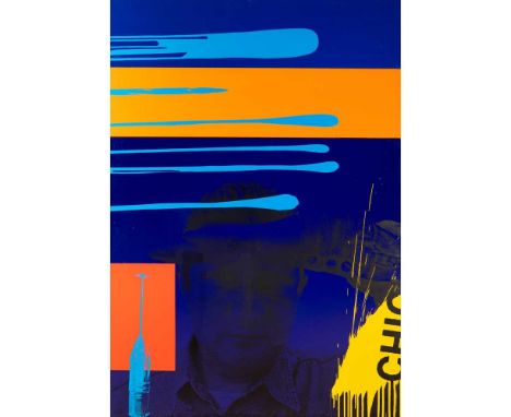 § Bruce McLean (British 1944-) Uncluttered Simplicity, 1991 signed (to edge), enamel pigment and screenprint on steel panels(