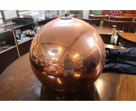 A Tom Dixon 'Pendant Light' with a copper finished shade, Model SPA01EU 