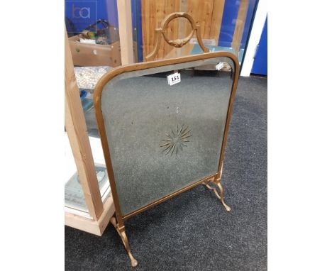 ANTIQUE MIRRORED FIRESCREEN 