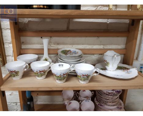 REGENCY CHINA HUNTING TEASET 