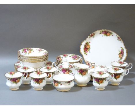 A Royal Albert 'Old Country Roses' part tea/breakfast service