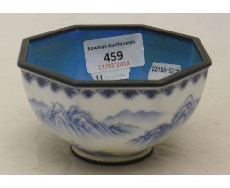 A Canton enamel bowl